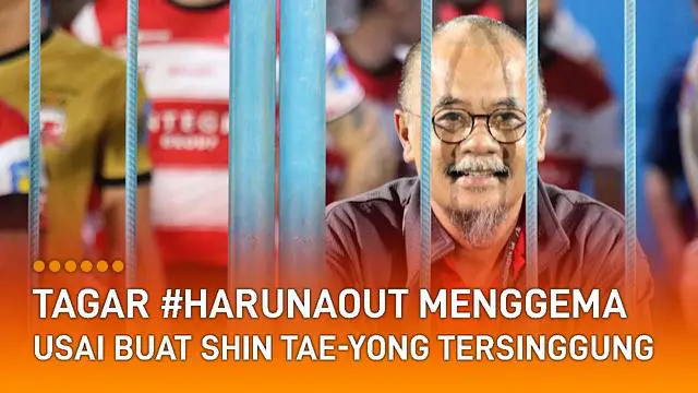 Warganet ramai-ramai menyuarakan tagar #HarunaOut usai video Haruna Soemitro menceritakan isi rapat evaluasi timnas Indonesia usai Piala AFF 2020 viral.