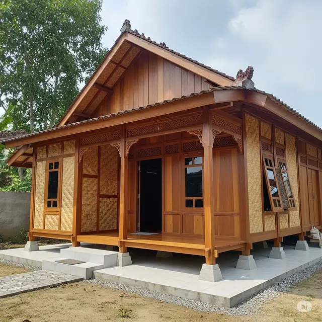 Model Linear dengan Teras Lebar