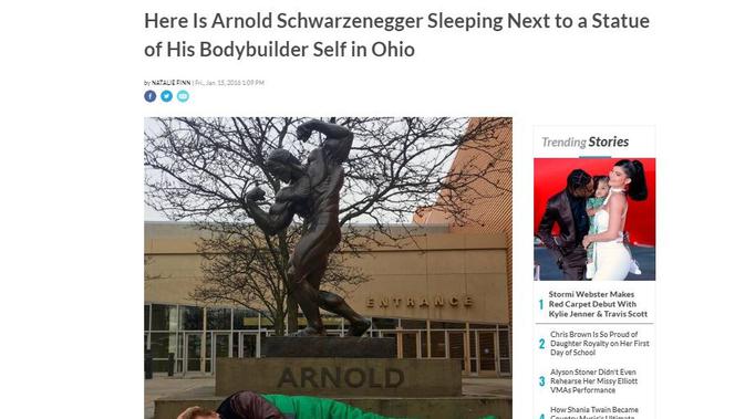 [Cek Fakta] Benarkah Arnold Schwarzenegger Ditolak Hotel di California?