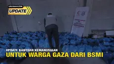 Bendahara Umum DPN Bulan Sabit Merah Indonesia, Dr. Prita Kusumaningsih melaporkan secara langsung perkembangan terkini terkait pengiriman bantuan masyarakat Indonesia untuk warga Gaza yang diamanatkan kepada BSMI.