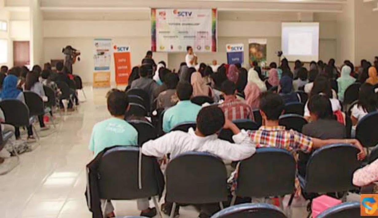 Citizen6, Semarang: Peserta workshop citizen jurnalism di Universitas Diponogoro, Semarang. (Pengirim: Ady Permadi)