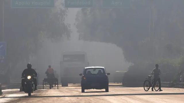 FOTO: Polusi Udara Parah Melanda New Delhi
