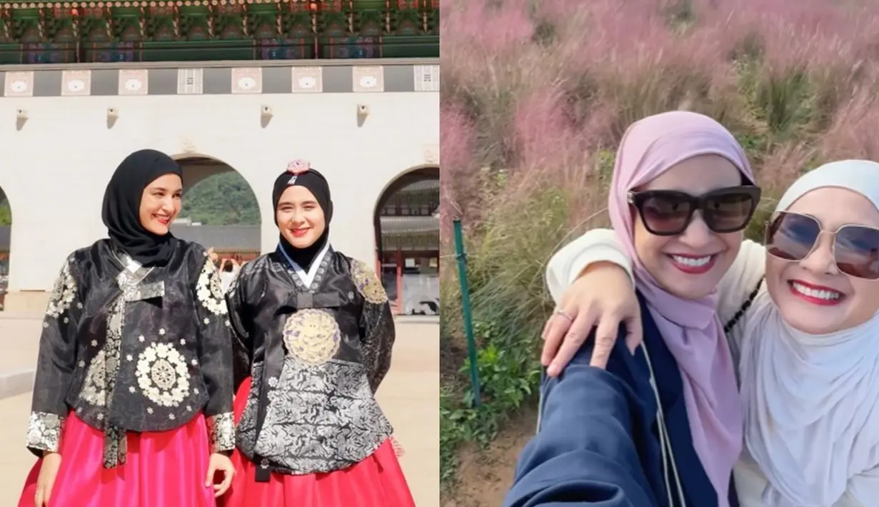 Shireen Sungkar dan Ryana Dea mendadak liburan ke Korea Selatan. Duo bestie ini menghabiskan waktu bersama dengan gaya kembar [@shireensungkar]