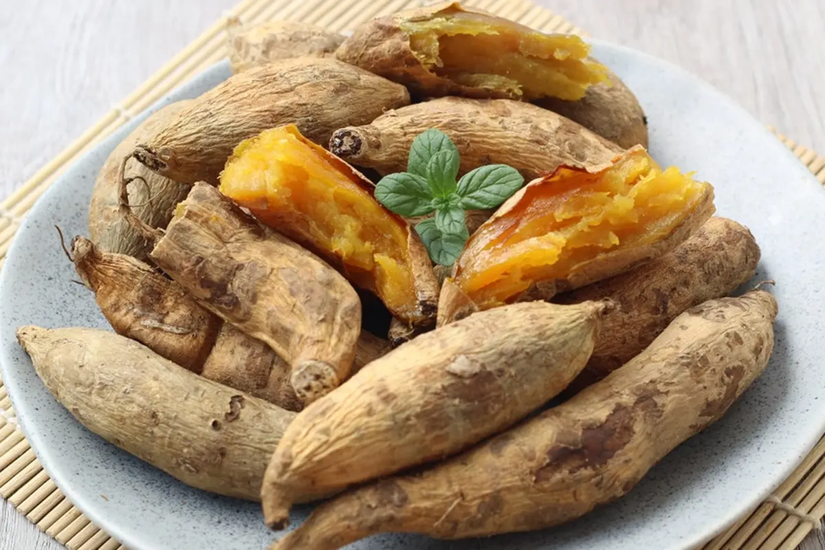 ubi madu cilembu bakar panggang