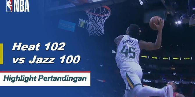 Cuplikan Pertandingan NBA: Heat 102 vs Jazz 100