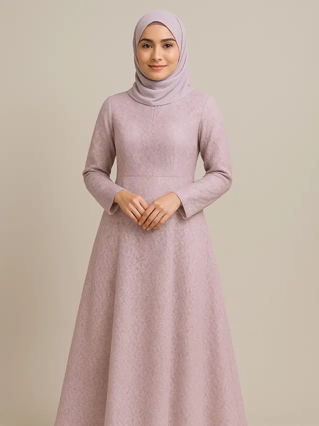 Gamis Brokat Paling Favorit di Tahun 2025 (Foto: ChatGPT)