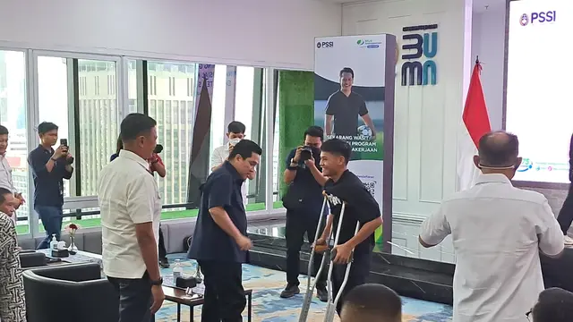 FOTO Erick Thohir dan Zanadin Fariz