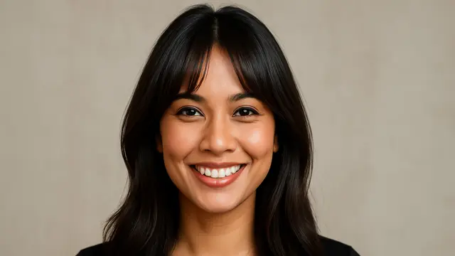 Model Tren Curtain Bangs 2025/Ilustrasi gambar oleh AI