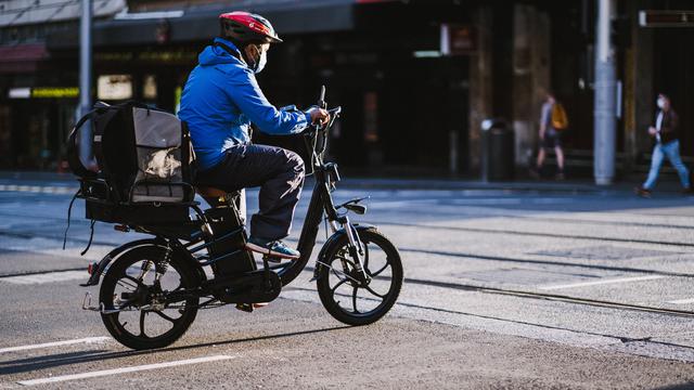 Ilustrasi sepeda listrik