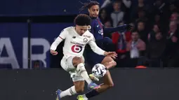 Seperti diketahui, Calvin Verdonk tengah melakukan pemulihan cederanya. Hal itu juga membuatnya lebih dulu absen ketika Lille menghadapi Rennes di babak 32 besar Piala Perancis pada 11 Januari. (AFP/Anne-Christine Poujoulat)