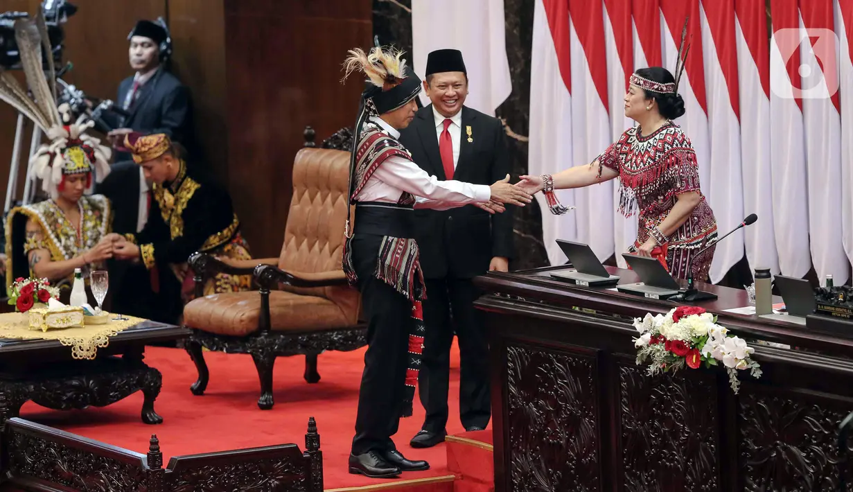 Dalam kesempatan itu, Jokowi juga menyoroti peluang besar dari bonus demografi terhadap perekomonian di Indonesia. (Liputan6.com/Faizal Fanani)