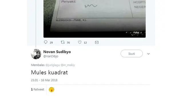 Tulisan dokter susah dibaca, tebakan warganet diagnosa penyakit malah bikin ngakak