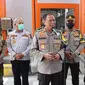 Kapolda Jawa Barar Irjen Pol Suntana usai meninjau kondisi terkini arus balik lebaran di Tol Cipali. Foto (Istimewa)