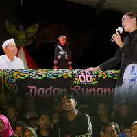 Luna Maya saat Hadir di Ulang Tahun Purwakarta. [@lunamaya]