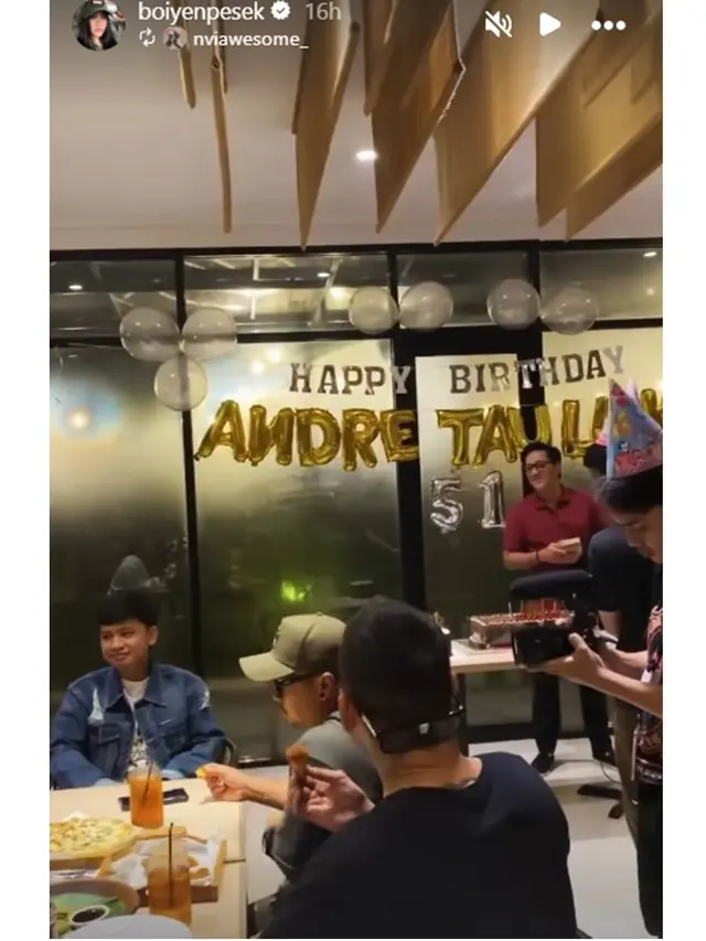 6 Potret Kejutan Ultah Andre Taulany ke-51, dari Anak hingga Sahabat Artis