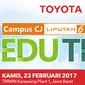 15 mahasiswa dan 5 blogger terpilih untuk mengikuti kegiatan education trip bersama Toyota