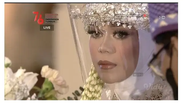 8 Detail Penampilan Lesty Kejora dalam Akad Nikah, Bikin Pangling