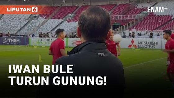 VIDEO: Iwan Bule Jaga Latihan Timnas Indonesia Jelang Lawan Vietnam