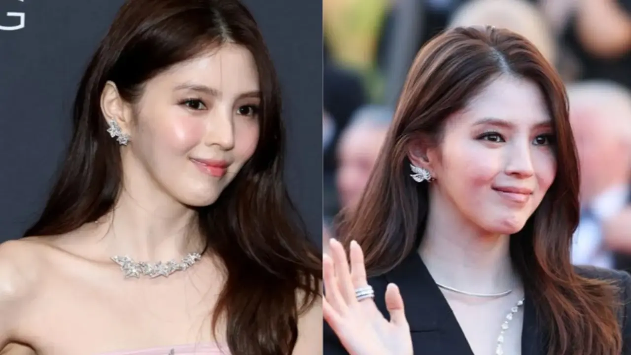 Duo Kontras Gaya Han So Hee di Cannes 2026, Siang Hari Fierce Pakai Jas Hitam hingga Malam Jadi Barbie Glamour