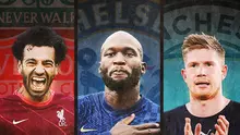 Ilustrasi - Mohamed Salah, Romelu Lukaku, Kevin De Bruyne (Bola.com/Lamya Dinata/Adreanus Titus)