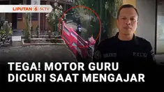 Lagi mengajar, seorang guru kehilangan sepeda motornya. Sepeda motor korban dicuri saat diparkir di halaman musala sekolah.