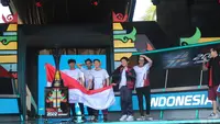 Timnas Esports Indonesia sukses pada ajang IESF Bali 14th World Esports Championship 2022. (Bola.com/Maheswara Putra)