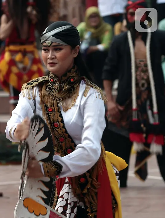 Ketua Umum PKB, Muhaimin Iskandar atau Cak Imin mengatakan pelaksanaan apel dan parade ini untuk menguatkan penerapan Pancasila dalam kehidupan sehari-hari. (merdeka.com/Arie Basuki)