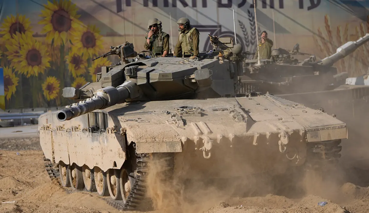 Dewan Keamanan PBB kembali gagal mencapai konsensus terkait rancangan resolusi untuk menghentikan perang di Jalur Gaza, dalam sesi tertutup yang digelar Senin (6/11). (AP Photo/Ohad Zwigenberg)