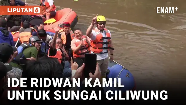 VIDEO: Ridwan Kamil Bakal Terapkan Konsep Pentahelix Untuk Sungai Ciliwung