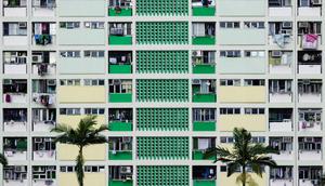 Ilustrasi rumah susun, rusun. (image by Freepik)