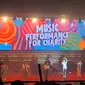Tulus mengisi konser Music Performance For Charity di UPH, Kelapa Dua, Kabupaten Tangerang, Selasa (16/8/2022) malam.