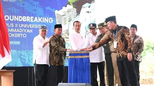 Butuh Rp200 Miliar, Jokowi Sebut Pembangunan Kampus 2 Universitas Muhammadiyah Purwokerto Bisa Dilakukan Kementerian PUPR