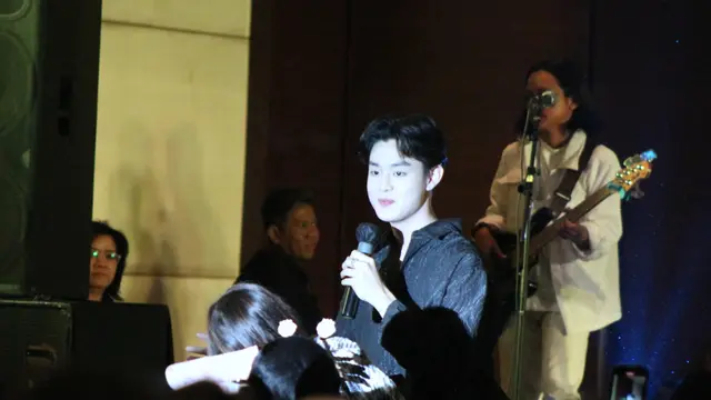 Gabriel Prince menggelar fan meeting bertajuk “Prince of My Heart” di Kuningan City Jakarta, Senin (27/2/2023). (Foto: Dok. Instagram @mallkuningancity)