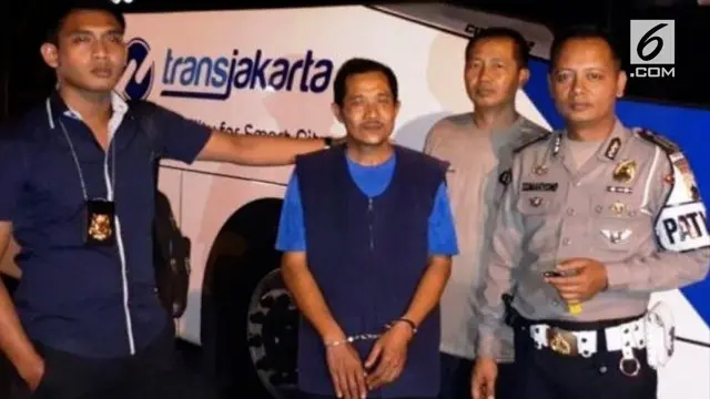 Polisi menyebut, sopir Transjakarta Sentot Septiadi positif mengalami gangguan jiwa.