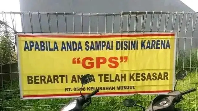 Imbauan lalu lintas nyeleneh (Istimewa)