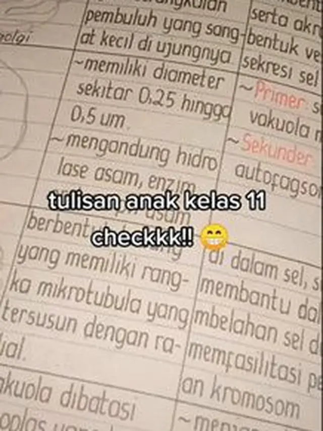 Viral Tulisan Siswa SMA Ini Rapi Bak Ketikan Komputer, Bikin Melongo