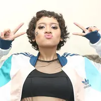 Dea Dalila, mantan personel HiVi. (Bambang E Ros/Bintang.com)