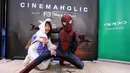 Film Spider-Man: Homecoming saat ini sedangmenjadi sorotan masyarakat di berbagai kalangan. Seperti halnya Gigi eks Cherybelle yang kembali menyaksikan film ini untuk yang kedua kalinya. (Adrian Putra/Bintang.com)