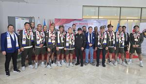 Tim Polo Air Indonesia pulang dari SEA Games 2025 (Liputan6.com/Thomas)