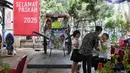 Untuk diketahui, perayaan Paskah 2025 mengusung tema "Kepedulian Lebih Kepada Saudara yang Lemah dan Miskin". (Liputan6.com/Angga Yuniar)