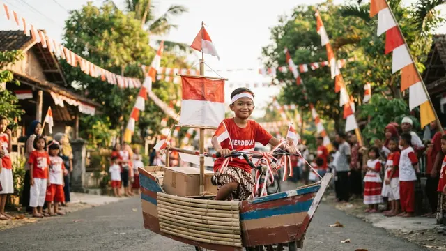 Hiasan Sepeda 17 Agustus