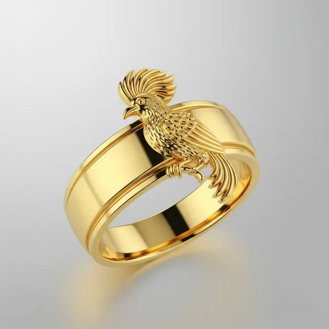 Model Cincin Emas Cendrawasih (Image by Gemini AI)