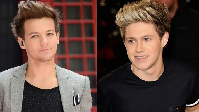 Niall Horan and Louis Tomlinson