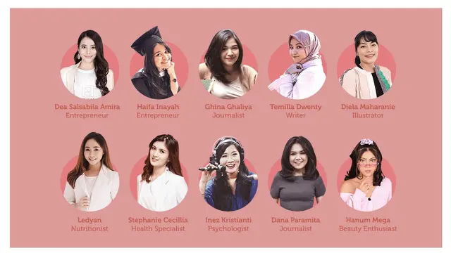 Sepuluh peraih Marina Beautyversary Awards 2020.