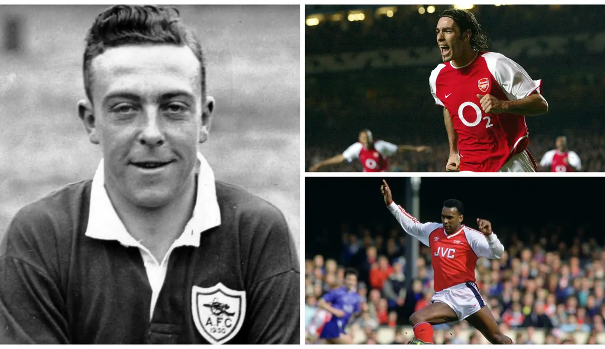 Dari Liam Brady sampai Robert Pires, inilah 6 pesepak bola bernomor 7 terbaik di Arsenal. (AFP-Squawka)
