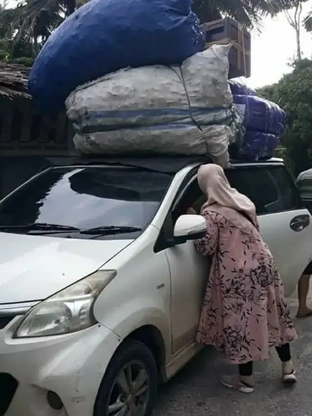7 Potret Mobil Travel sedang Bawa Muatan Ekstrem Ini Bikin Ngeri