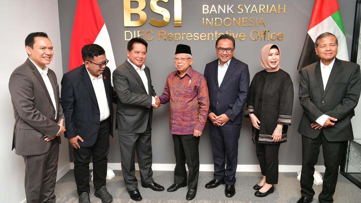 Kunjungi Dubai, Ma'ruf Amin Ingin Bank Syariah Indonesia Lebih Mendunia