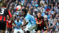 Wilfred Bony saat beraksi lawan Bornemouth (AFP)