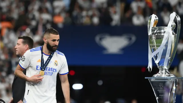 Karim Benzema  - Real Madrid - Liga Champions - 28 Mei 2022