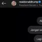 DM Kocak Netizen Indonesia Ke Donald Trump Ini Bikin Tepuk Jidat (sumber:Twitter/SadXgirlbii)